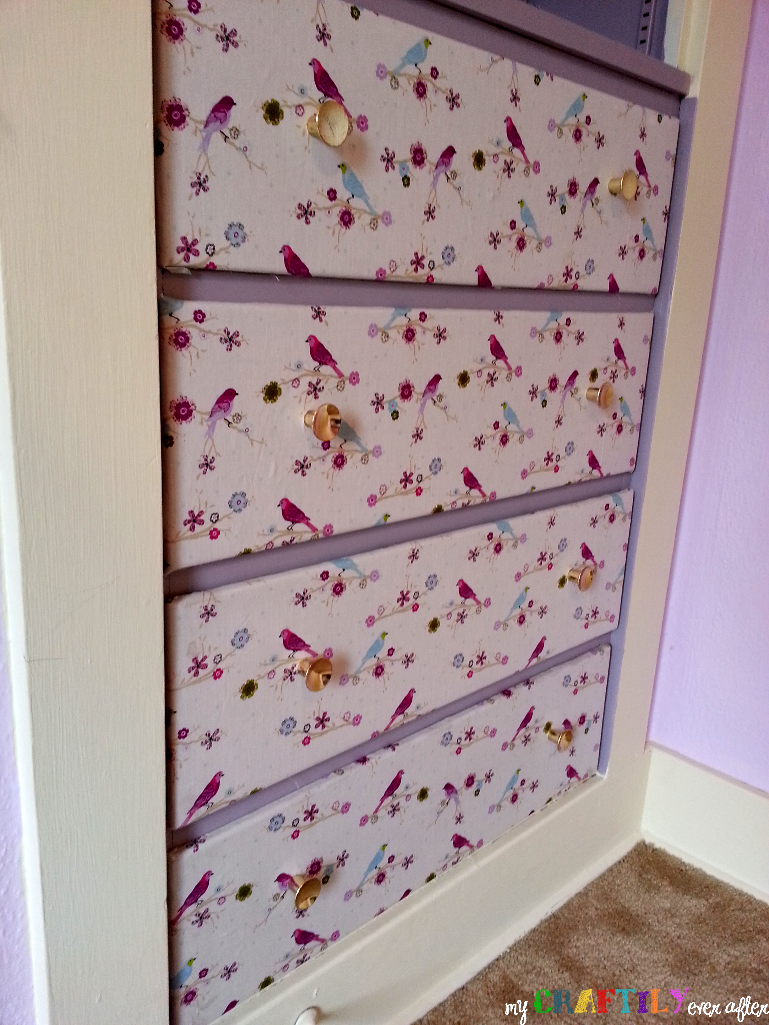 Fabric Covered Dresser Drawers My Craftily Ever After