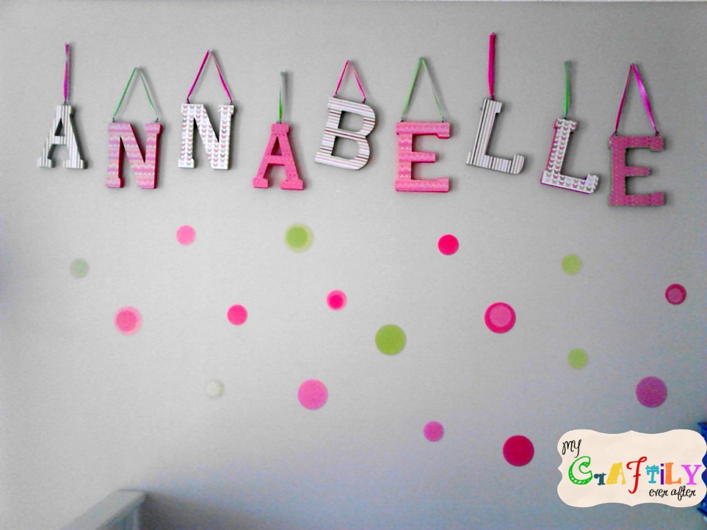 Wooden Letters Baby Name for Nursery