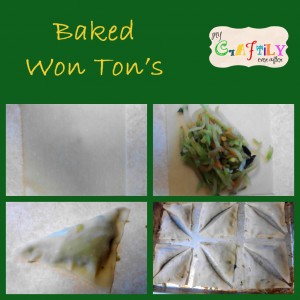 Baked Won Tons