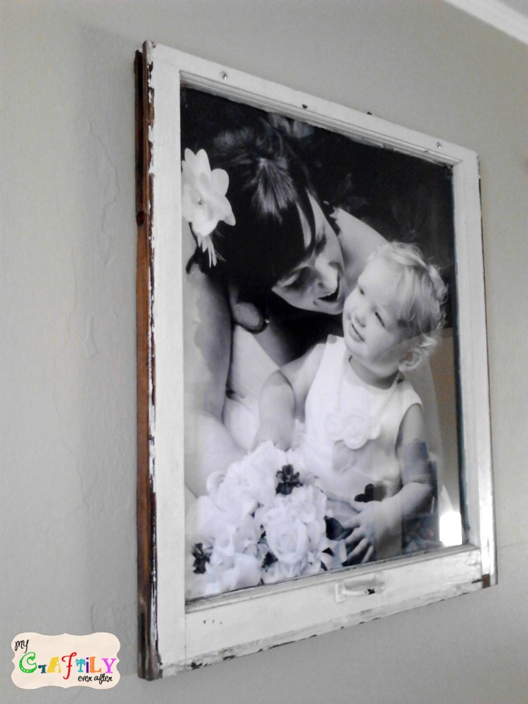 wood window picture frame