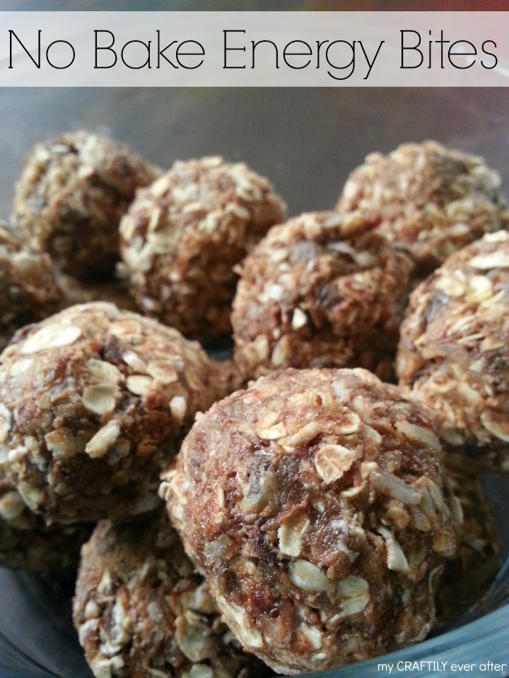 no bake energy snack bites from my craftily ever after