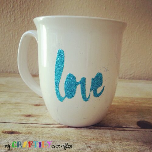 Personalized Glitter Coffee Mugs Easy Gift Series My Craftily Ever After - Diy Personalized Coffee Mugs Dishwasher Safe