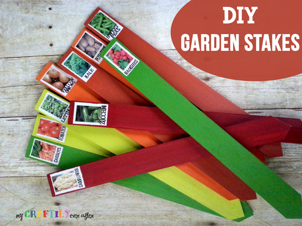 DIY garden stakes - 30 minute craft