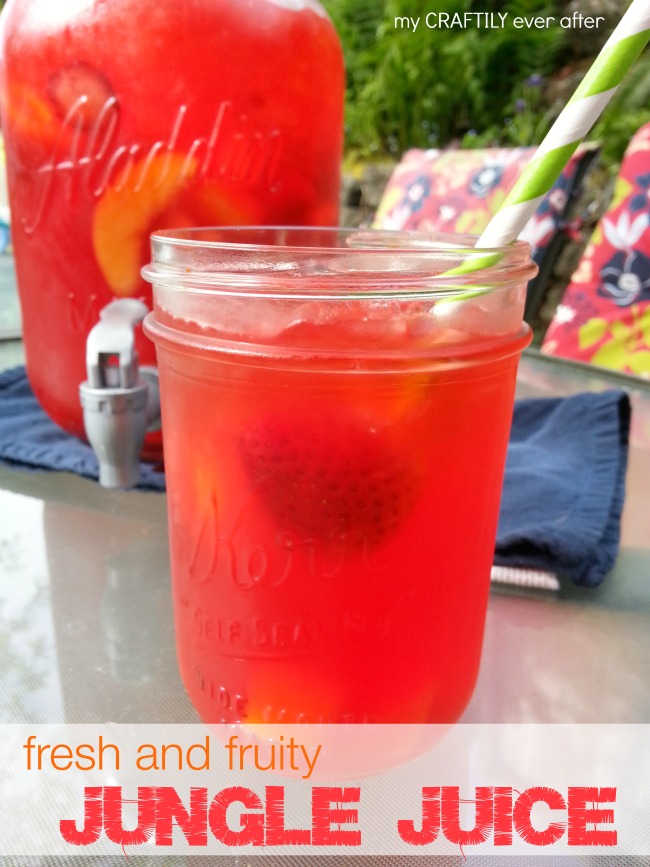 Fresh And Fruity Jungle Juice Drink