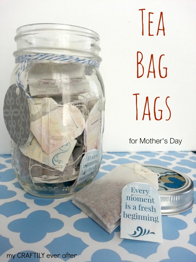Head over to My Craftily Ever After to get your free printable tea bag tags!