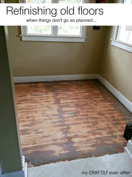 refinishing floors when things don't go as planned
