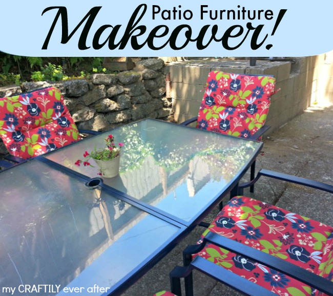 patio furniture makeover