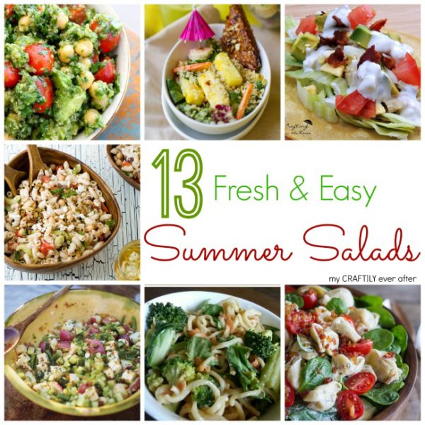 13 fresh & easy summer salads!