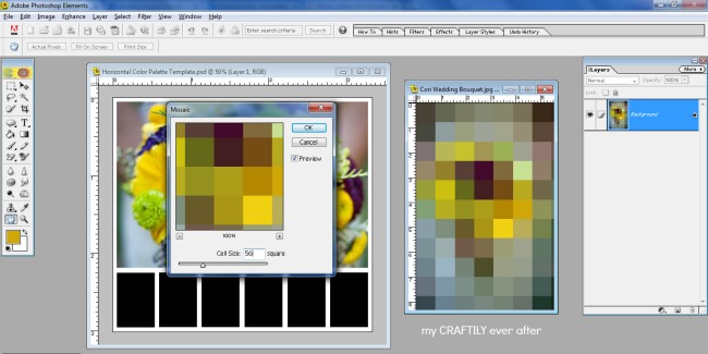 creating a color palette in photoshop step 2 and a half