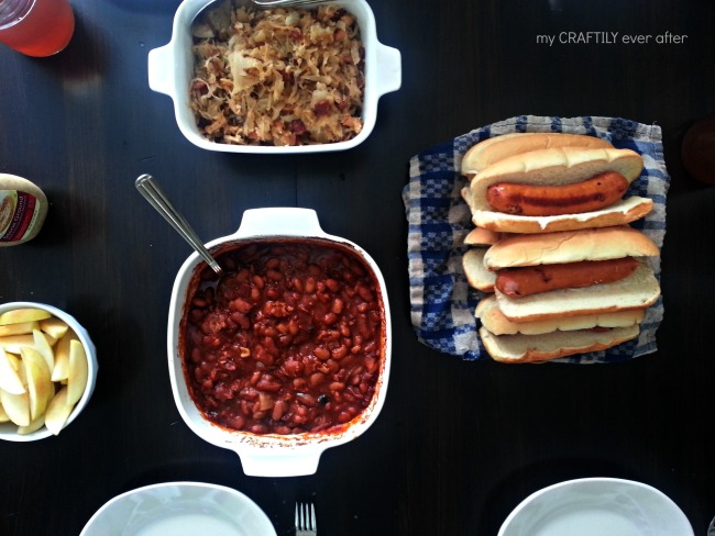 Create an #AmericanCraft sausage indoor bbq meal! Perfect for those summer days that are too hot to grill outside!