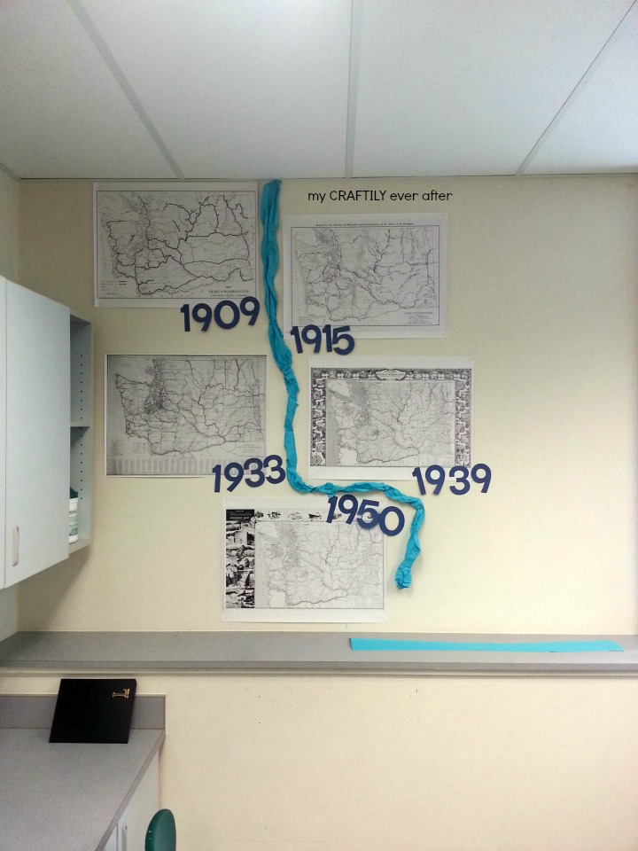 social studies map wall after