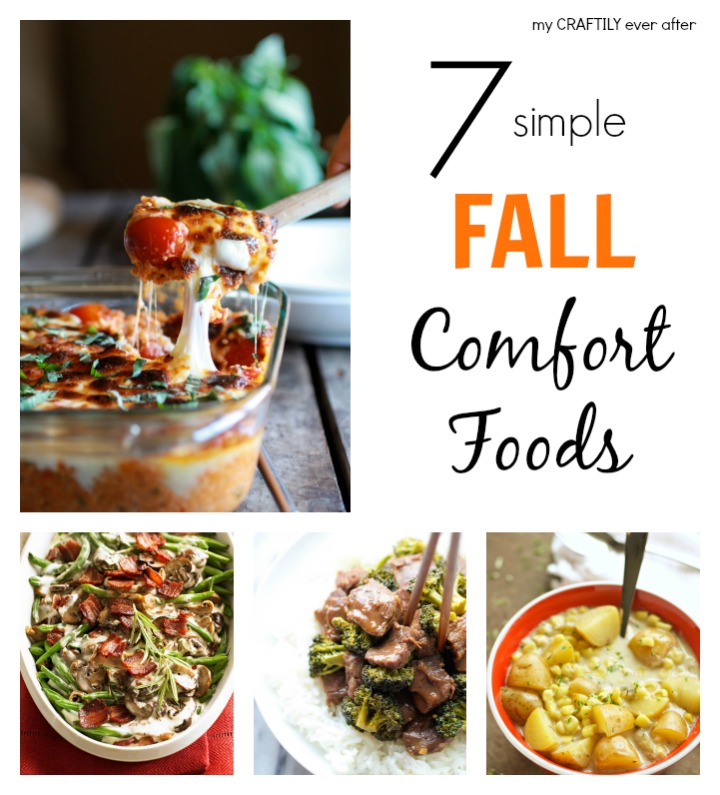 7 simple fall comfort foods