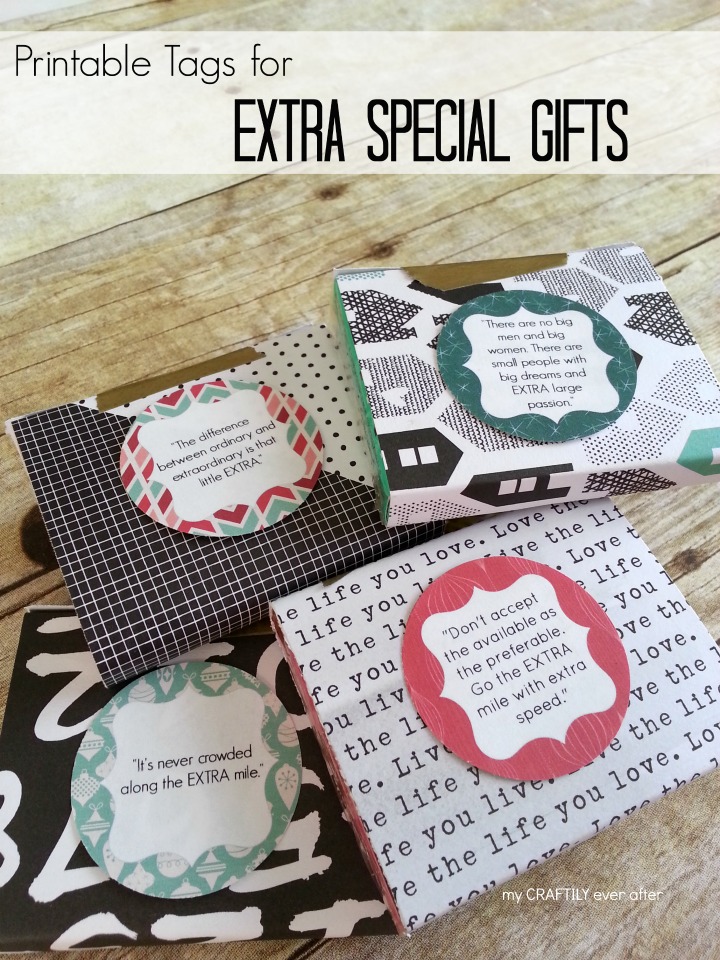 printable tags for extra special gifts #ExtraGumMoments #ad