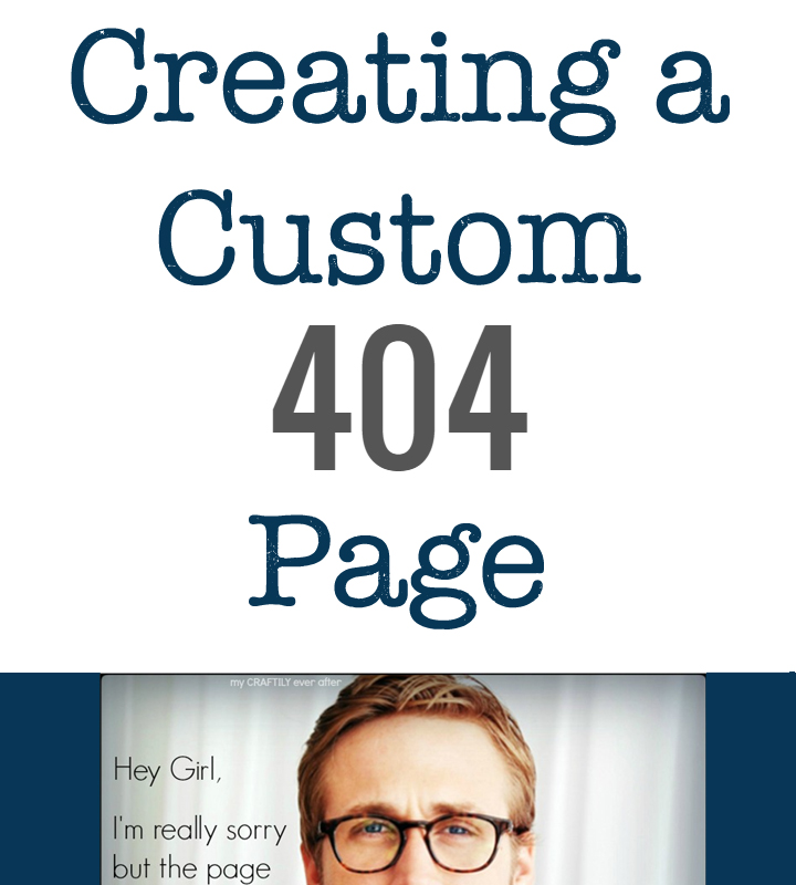 creating a custom 404 page