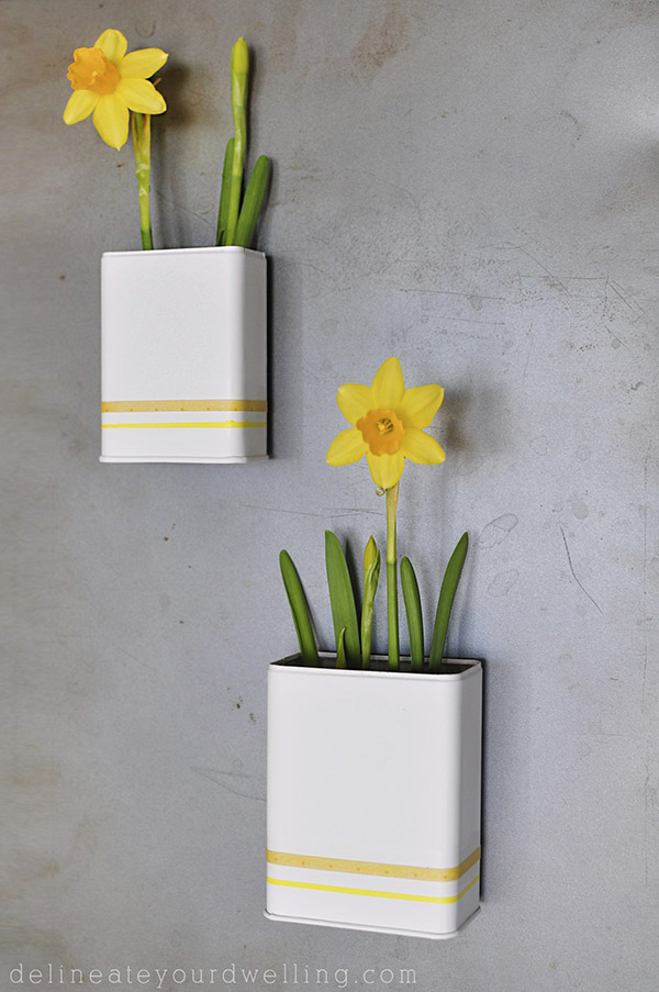 DIY-Magnetic-Daffodil-Planter