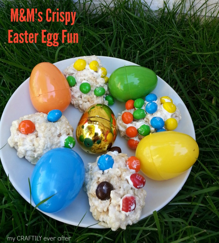 M&M Crispy Easter Egg fun!
