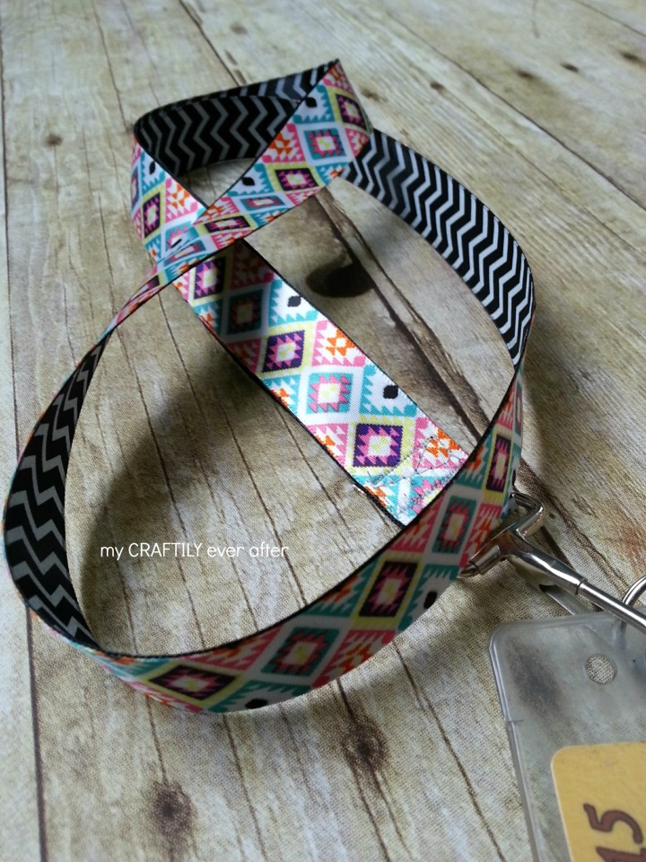 easy 15 minute ribbon lanyard