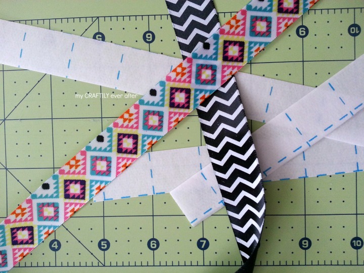 how to make a double sided ribbon lanyard