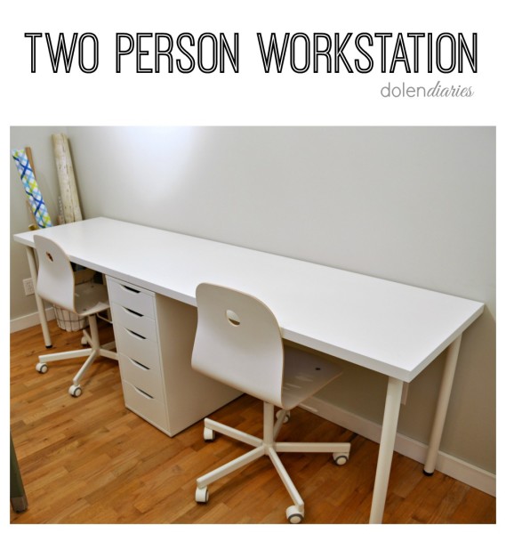 Two Person Workstation Collage