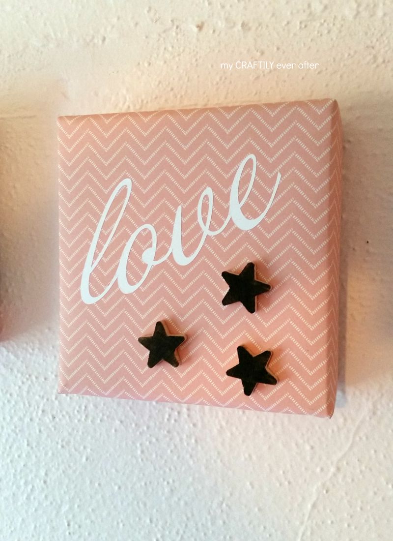 paper canvas with stars