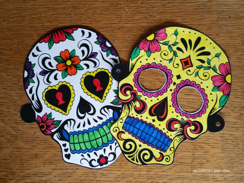 sugar skull masks