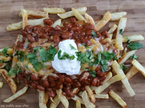 healthy chili cheese fries