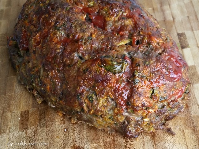 hearty veggie meatloaf straight outta the oven