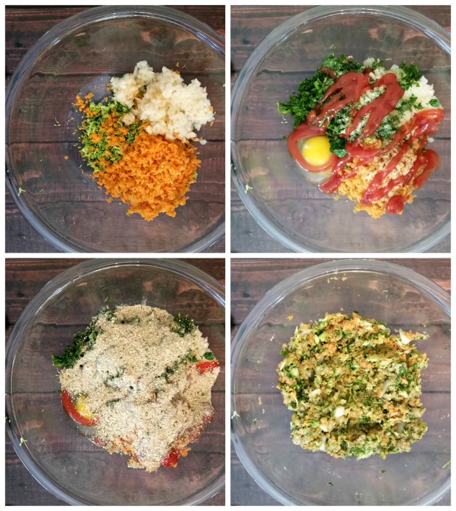hearty veggieg meatloaf step by step
