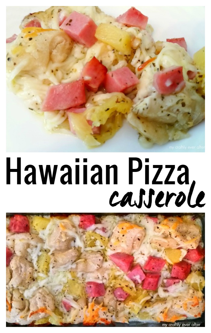 easy week night hawaiian pizza casserole